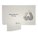 Aleris mapp för A4 papper enkelbig 1-15 ppr 50st/fp