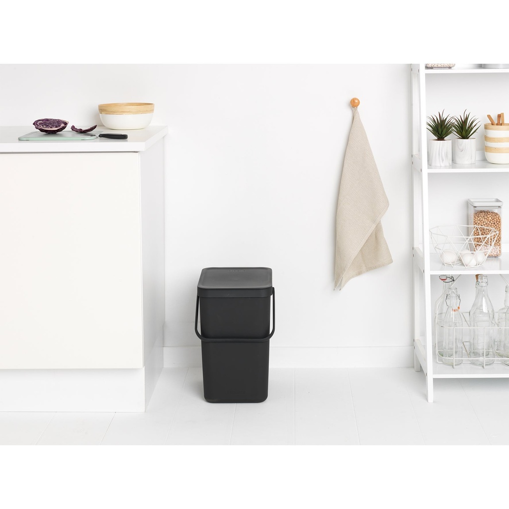Avfallshink Sort&Go Grå 25L