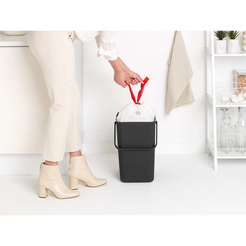 Avfallshink Sort&Go Grå 25L