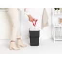 Avfallshink Sort&Go Grå 25L