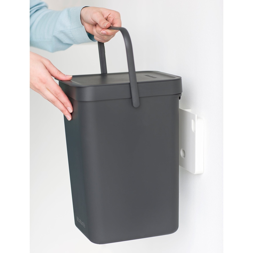 Avfallshink Sort&Go Grå 12L