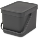 Avfallshink Sort&Go Grå 6L