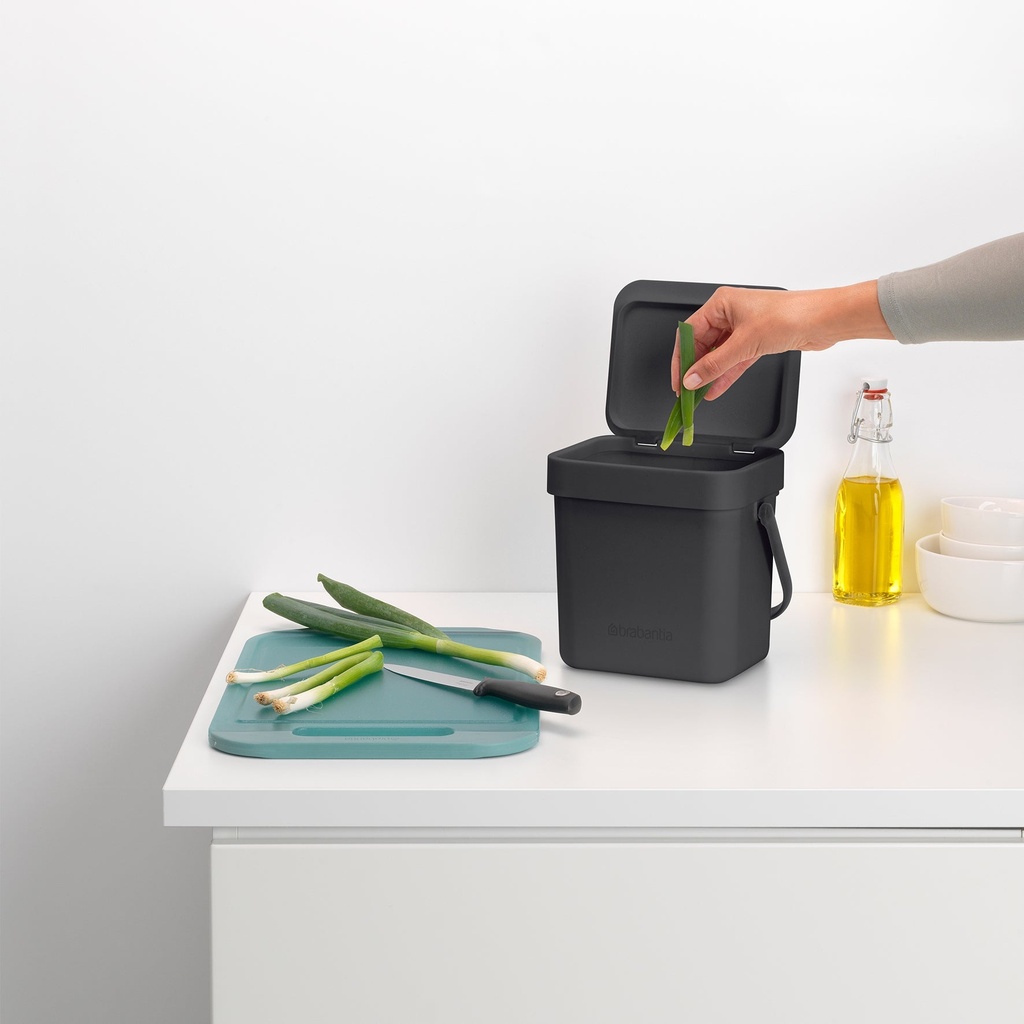Avfallshink Sort&Go Grå 3L