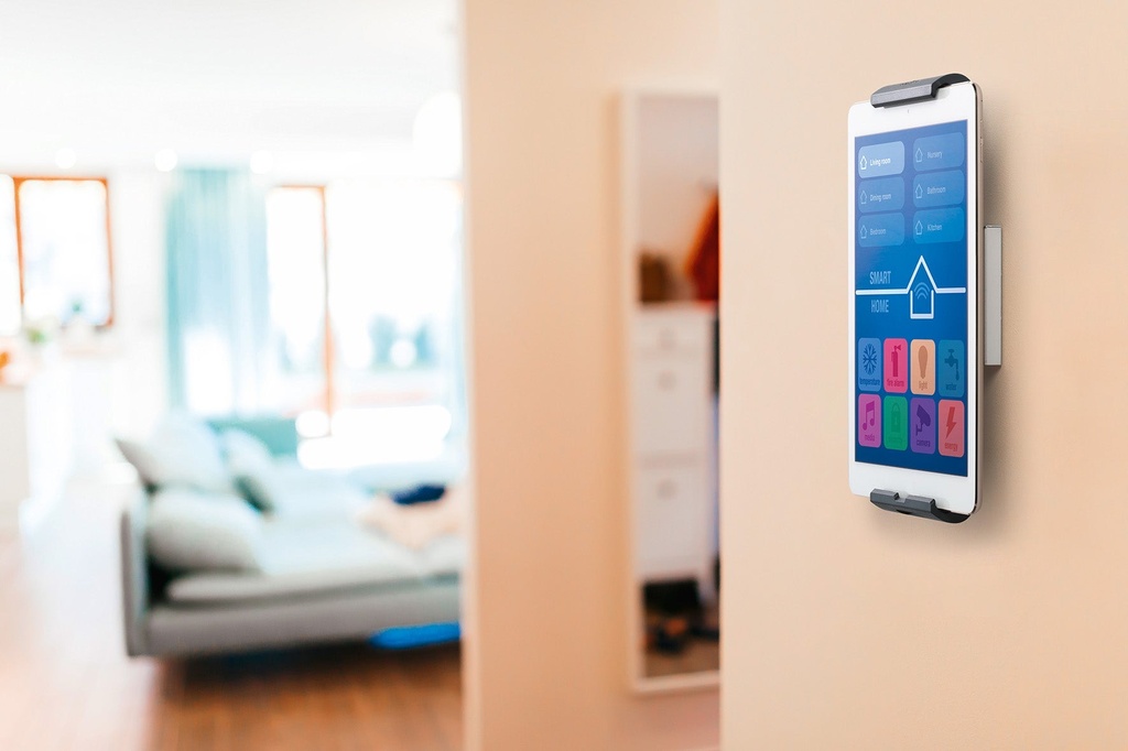 Tablet Holder Wall silver