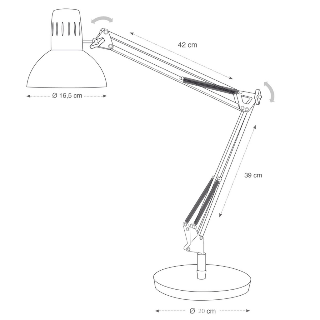 Lampa Architect vit