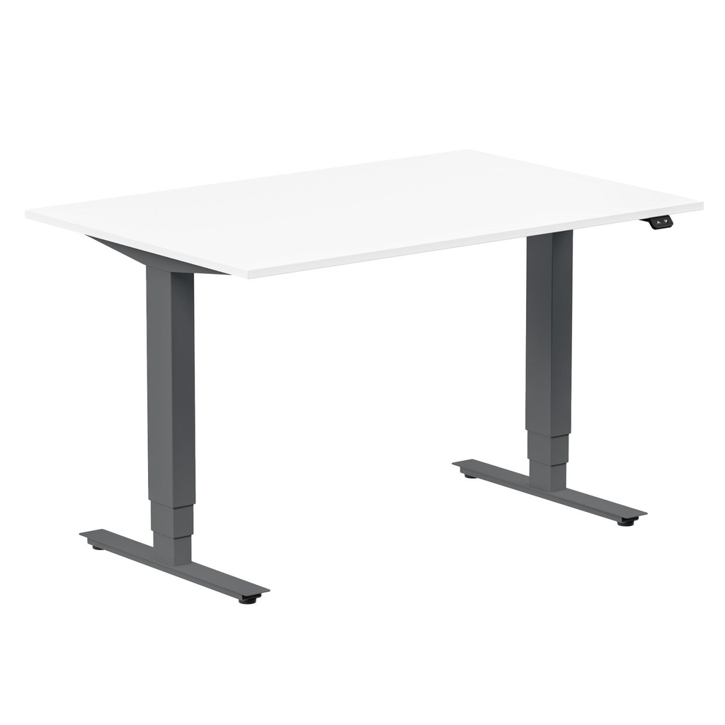 Skrivbord el Ergo120x80 vit/AR