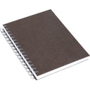 Bok Bigso A5 linj canvas brun