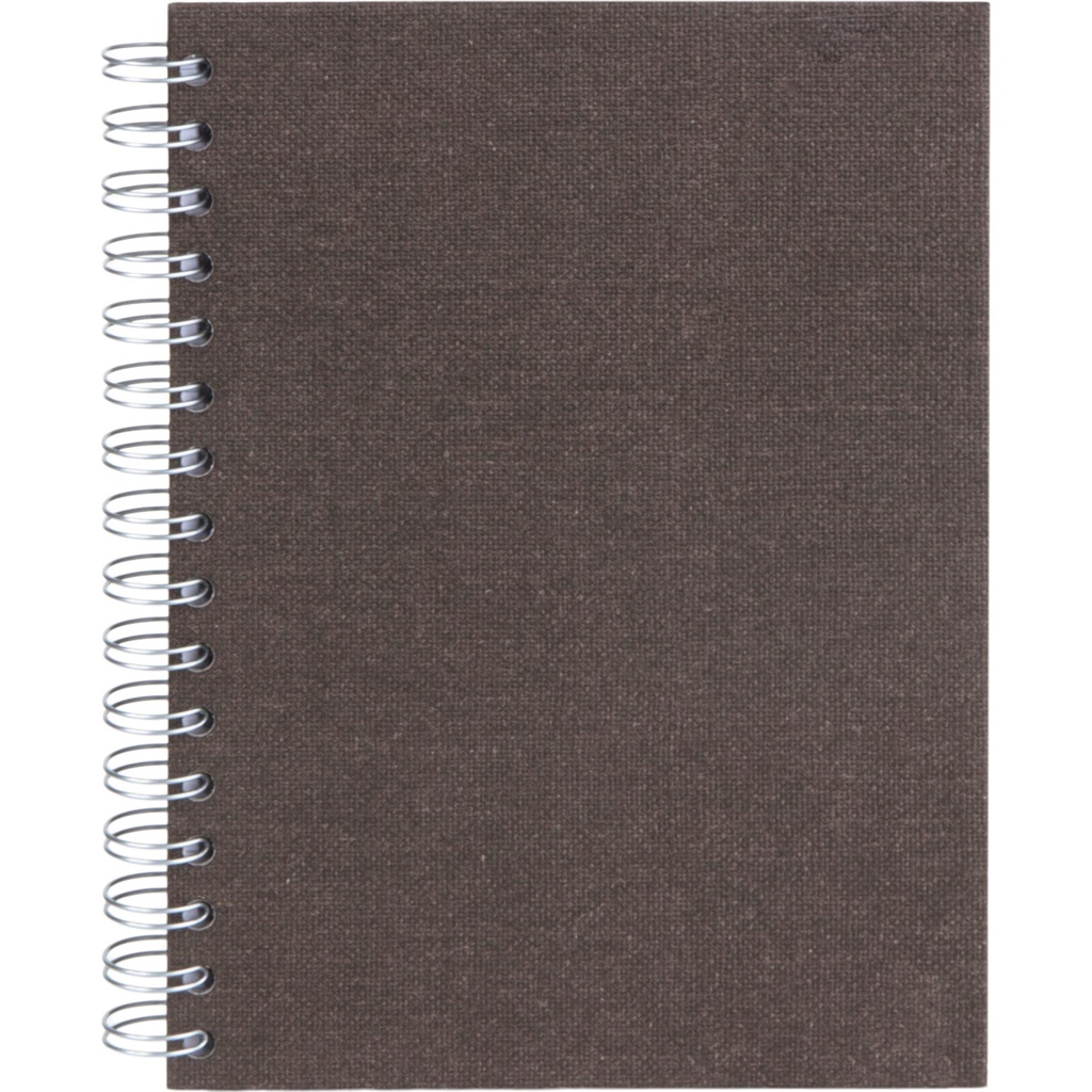 Bok Bigso A5 linj canvas brun