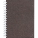 Bok Bigso A5 linj canvas brun