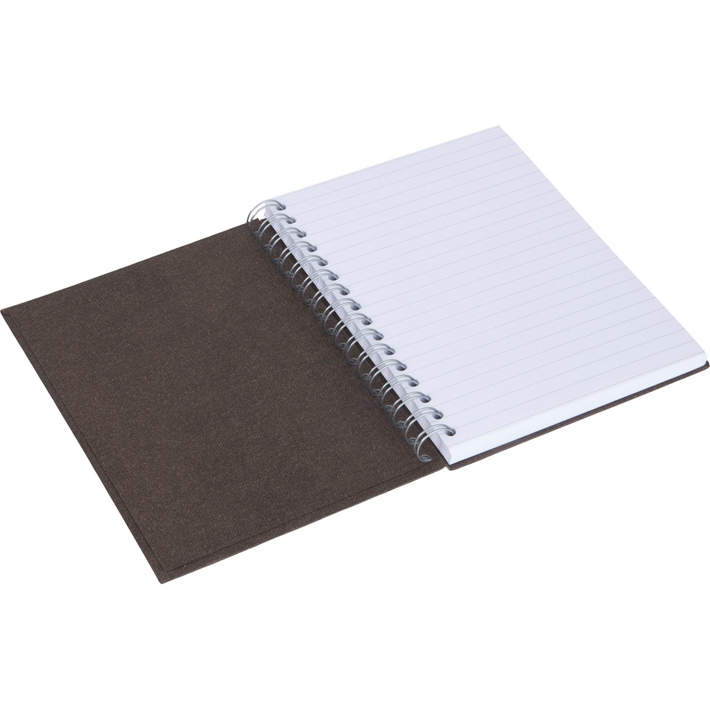 Bok Bigso A5 linj canvas brun