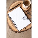 Bok Bigso A5 linj canvas brun