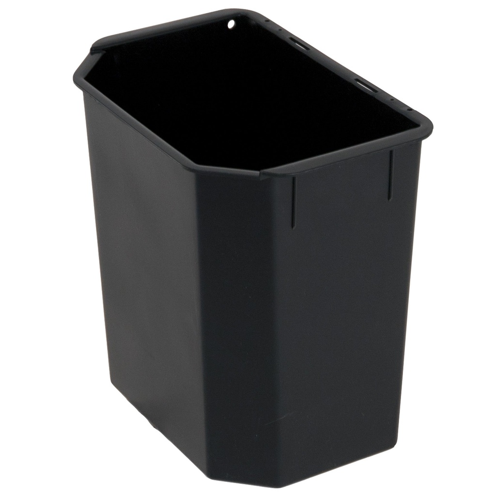 Plastkärl 9L svart insats