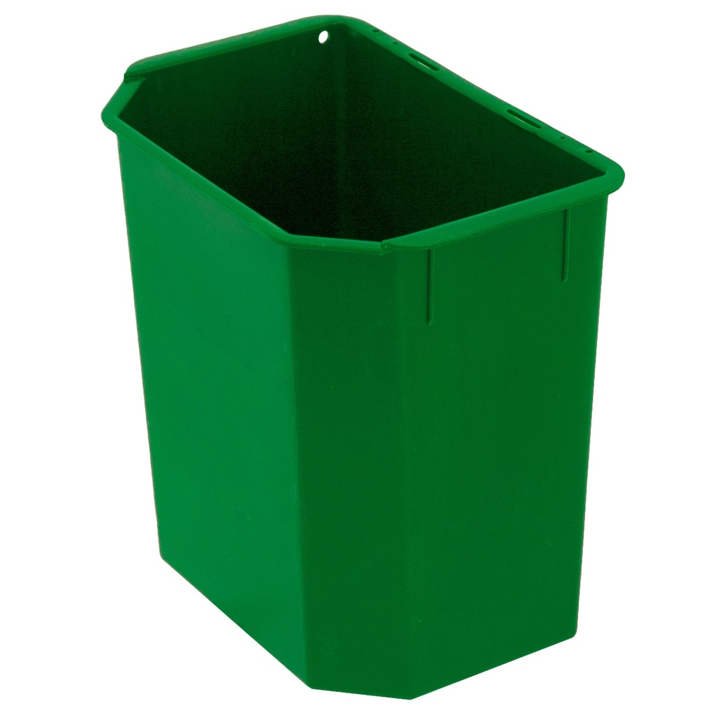 Plastkärl 9L grön insats