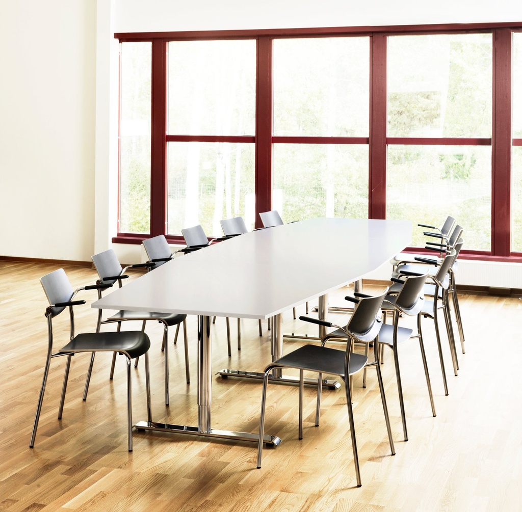 Konferensbord 560x120x80cm vit