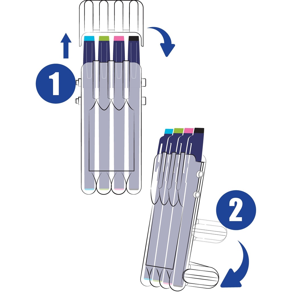Penna Frixion neon 4/fp