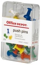 Kartnålar Push-pin sort.f 25/f