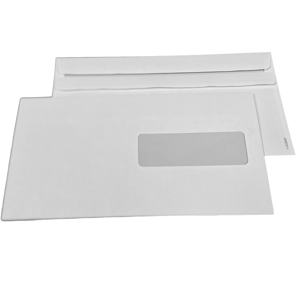 Kuvert E65 H2 vita sh 500/kt