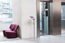 Tablet Holder Floor silver