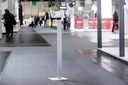 Tablet Holder Floor silver
