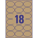 Etikett kraft 63,5x42,3 450/fp