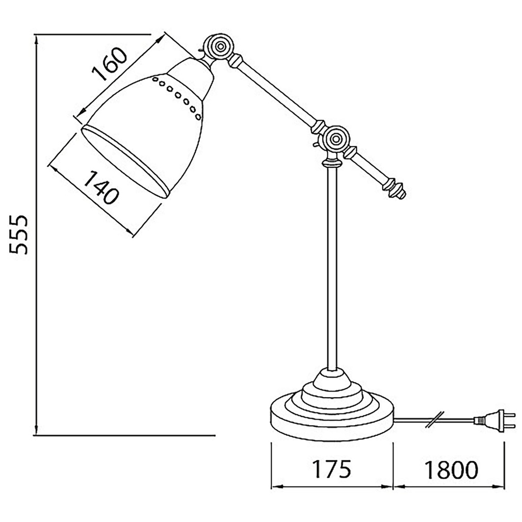 Bordslampa Sansa Vit