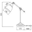 Bordslampa Sansa Svart