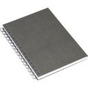 Bok Bigso A5 linj canvas grå