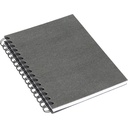 Bok Bigso A5 linj canvas grå