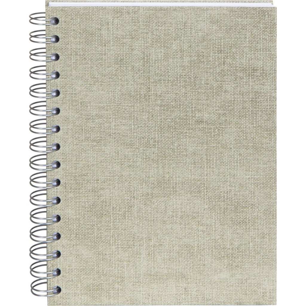 Bok Bigso A5 linj canvas linen
