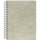 Bok Bigso A5 linj canvas linen