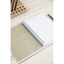 Bok Bigso A5 linj canvas linen