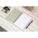 Bok Bigso A5 linj canvas linen