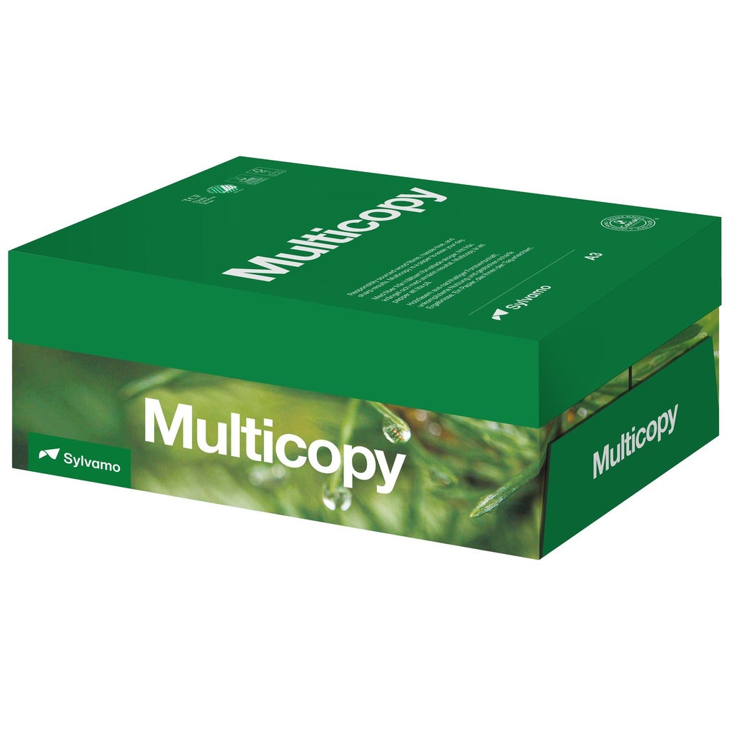 Papper Multicopy A3 80g 500/pk
