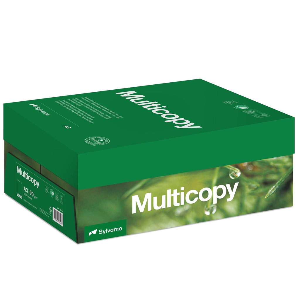 Papper Multicopy A3 90g 500/pk