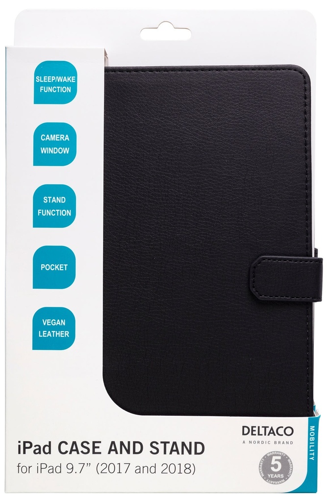 Fodral Deltaco iPad New 9,7"