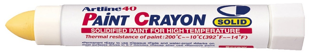 Penna Artline 40 Crayon gul