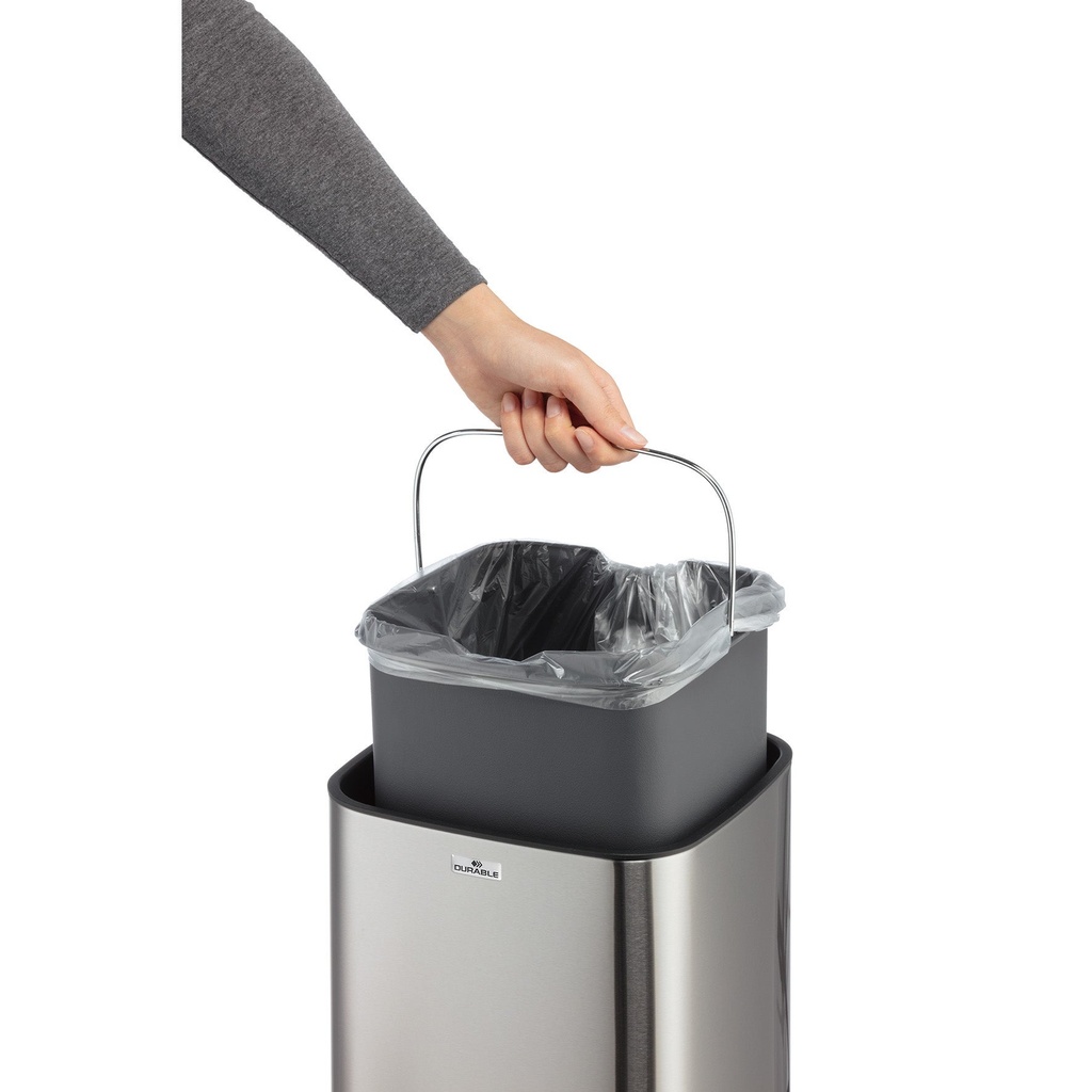 Soptunna stål sensor 12L