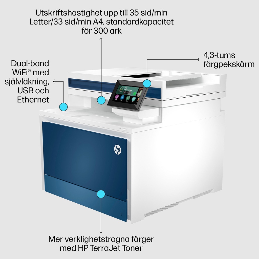 Skrivare HPColLaser MFP4302dw