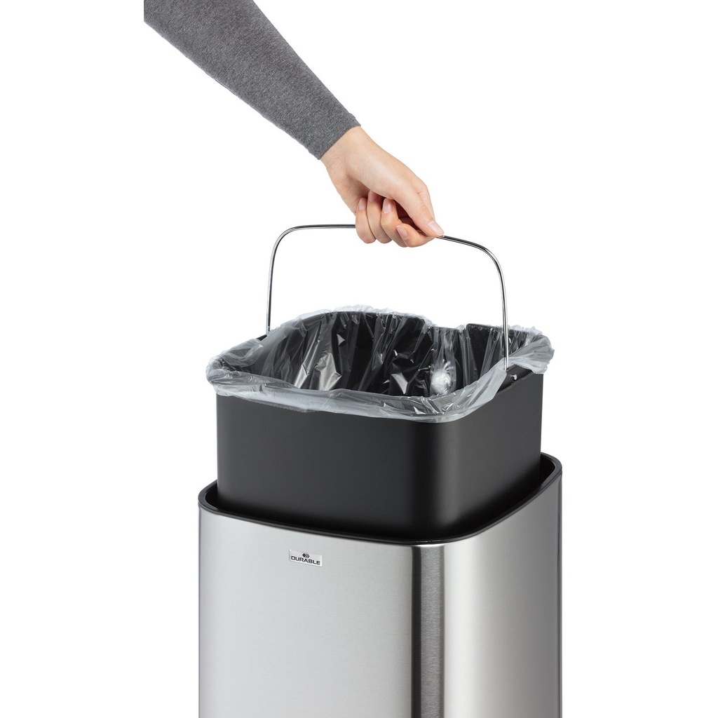 Soptunna stål sensor 35L
