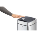 Soptunna stål sensor 21L