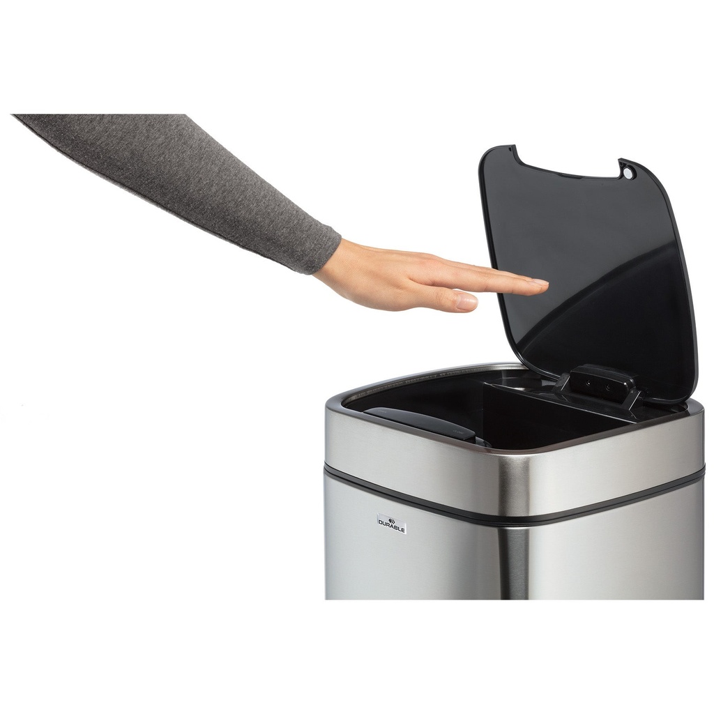 Soptunna stål sensor 21L