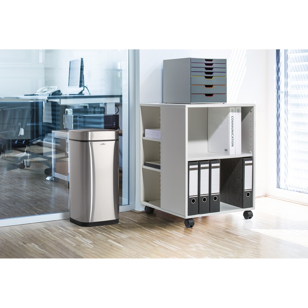 Soptunna stål sensor 21L