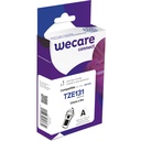 Märkband Wecare TZe 12mm sv/kl