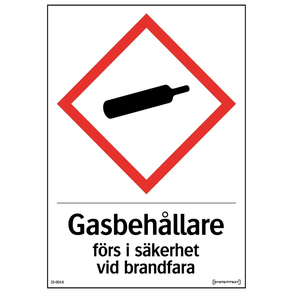 Dekal Gasbehållare A5
