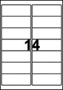 Etikett L7163 99,1x38,1 1400/f