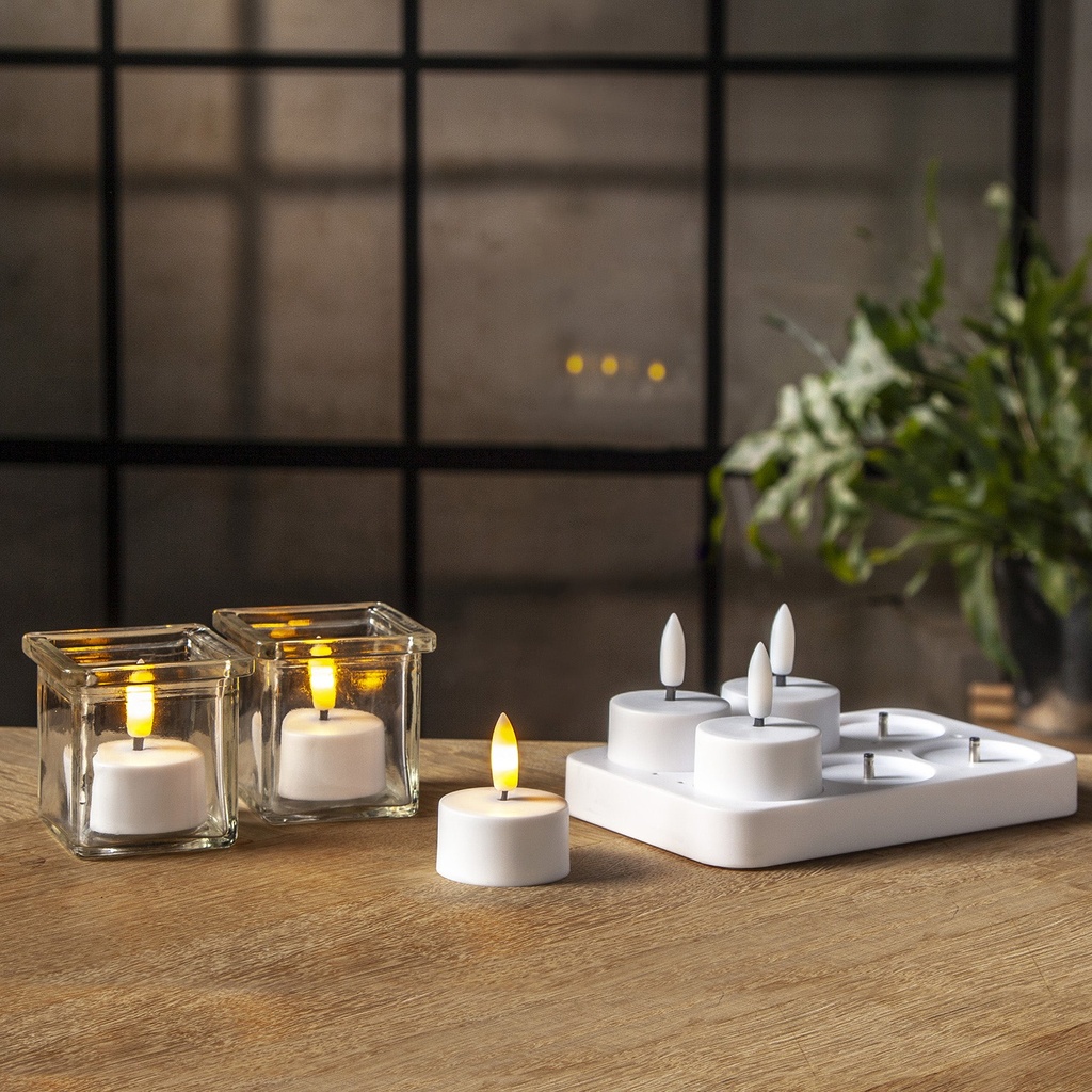 LED Värmeljus Charge  6-pack