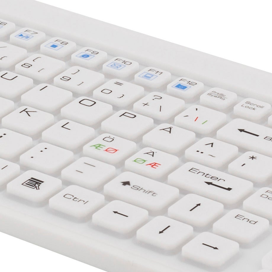 Tangentbord IP68 touchpad vit