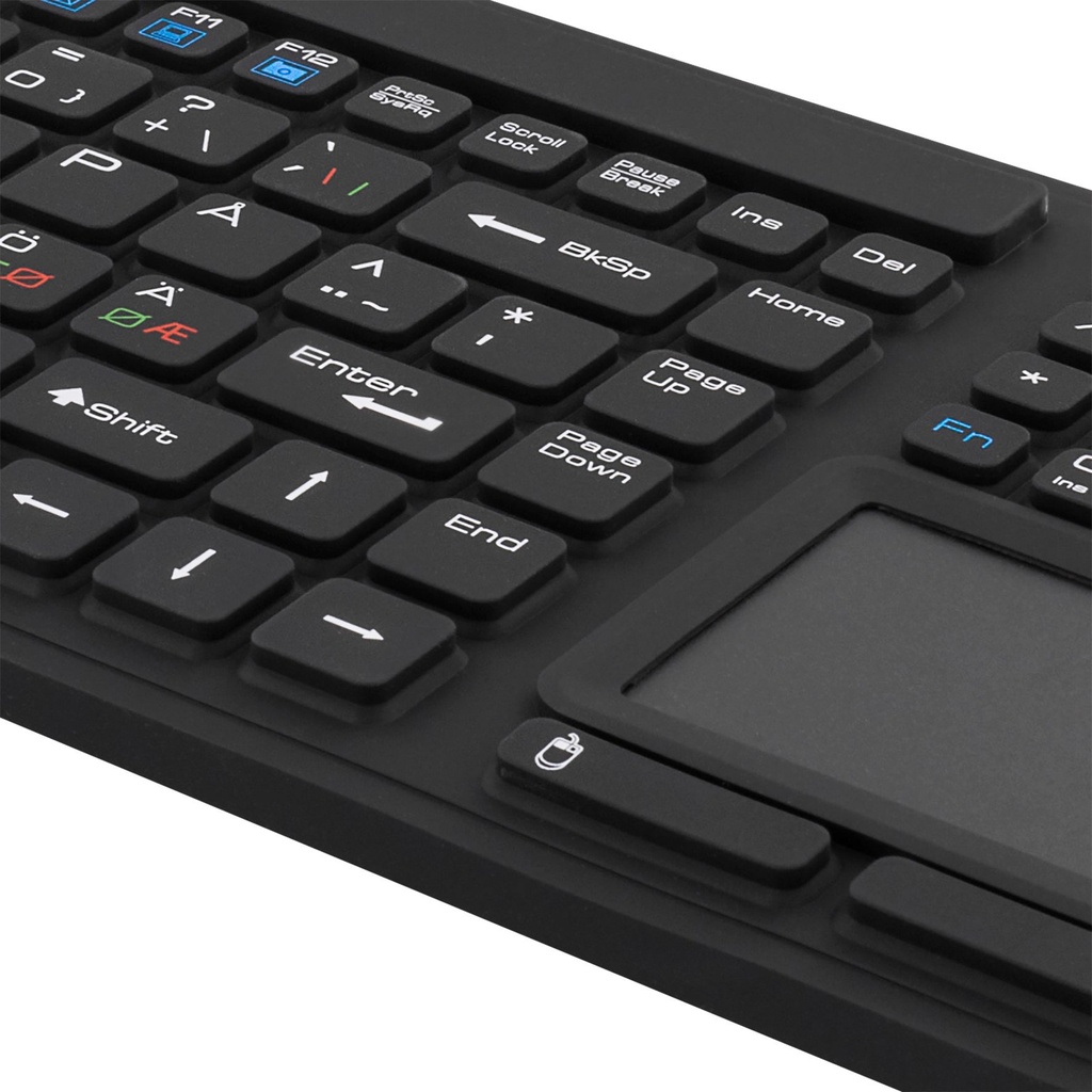 Tangentbord IP68 touchpad sv.