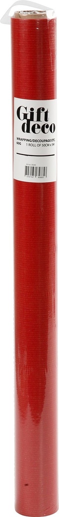 Presentpapper röd 5m