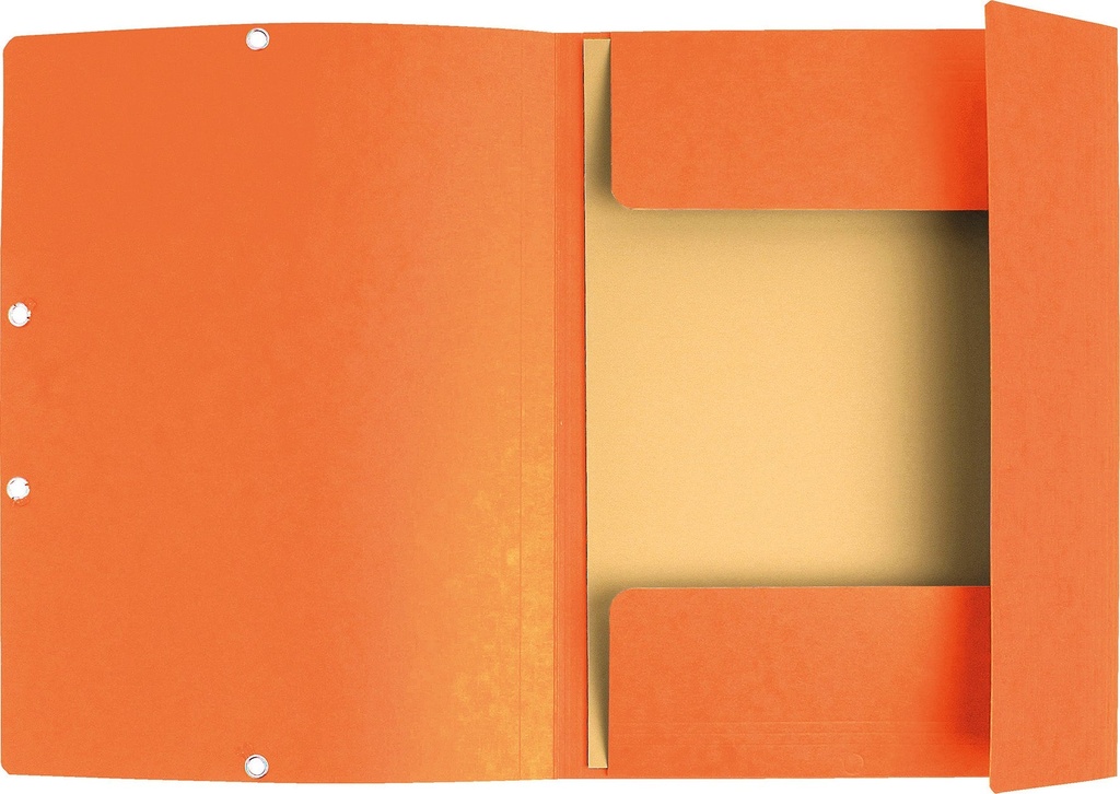 Snoddmapp A4 3-klaff orange